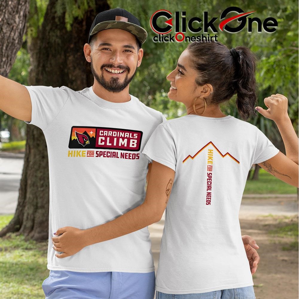 Cardinals Climb Hike For Special Needs Two-Sided T-Shirt