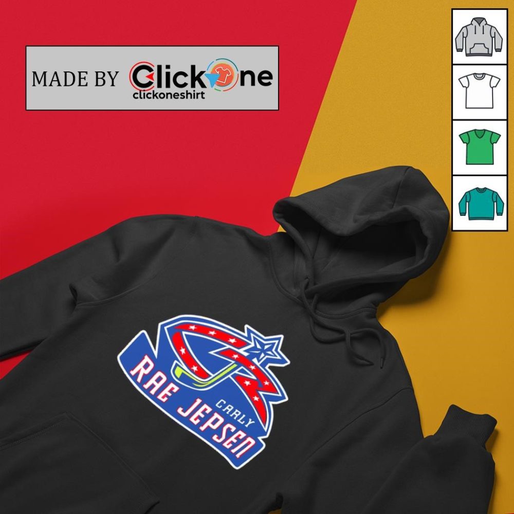 Carly Rae Jepsen X Columbus Blue Jackets Hockey Shirt - Image 2