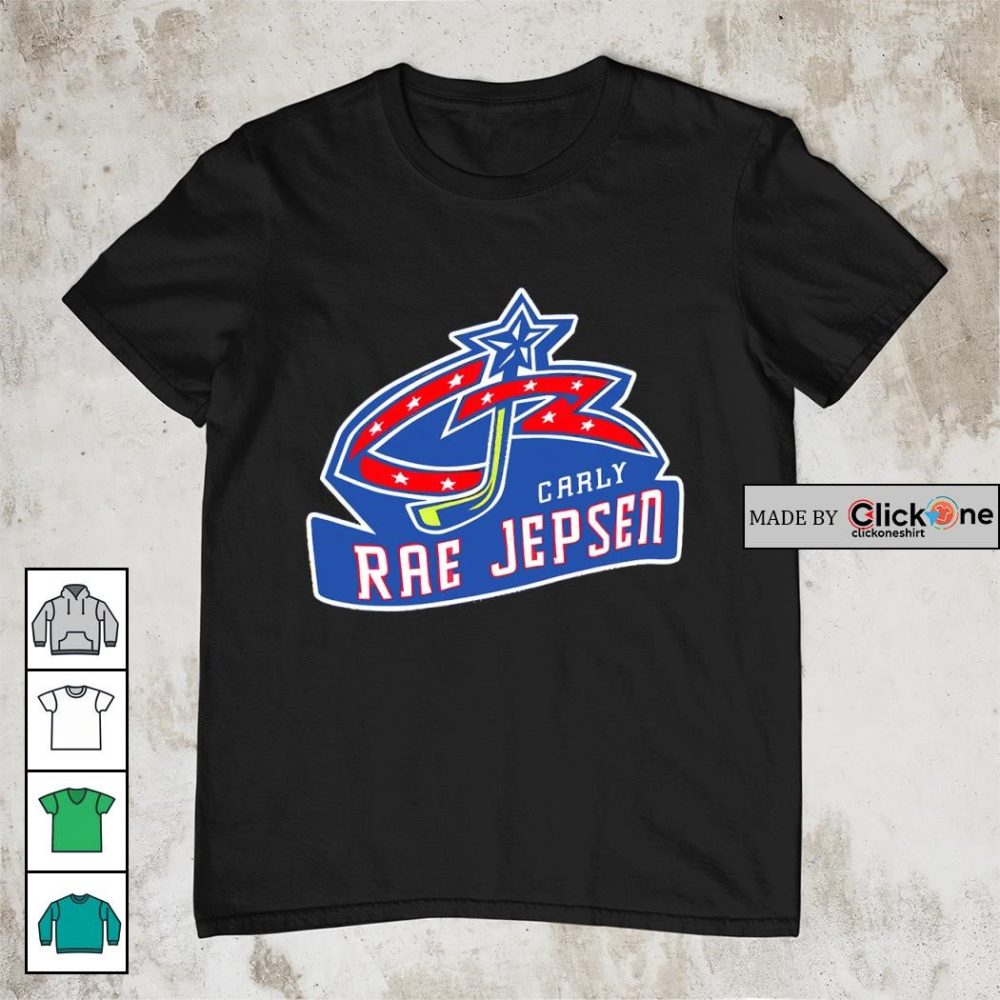 Carly Rae Jepsen X Columbus Blue Jackets Hockey Shirt