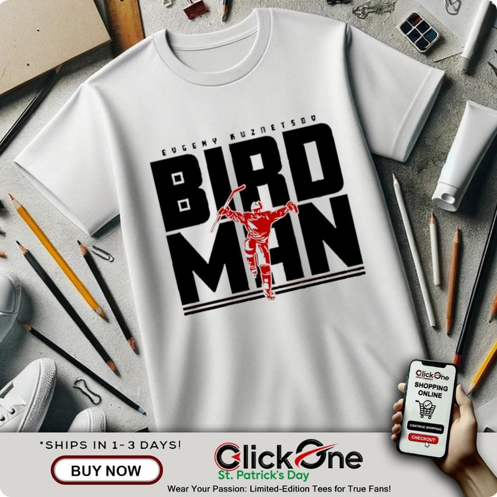 Carolina Hurricanes Evgeny Kuznetsov Bird Man Shirt