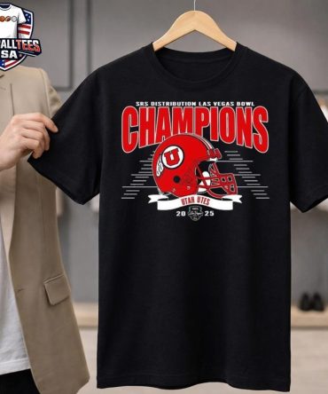 Celebrate 2025 Las Vegas Bowl Champions Utah Utes Football To Champions 2025 Srs Distribution Las Vegas Bowl Helmet Unisex Shirt