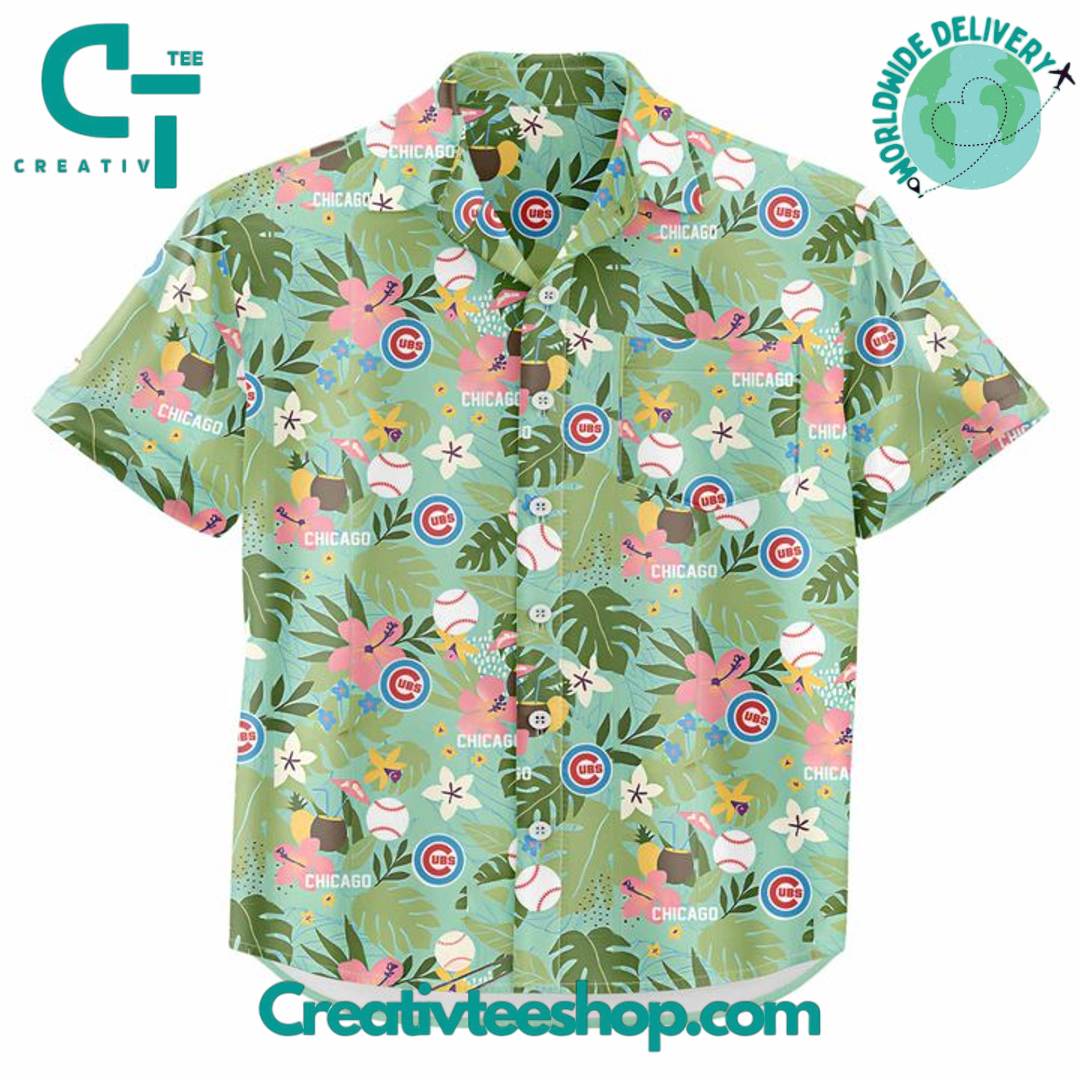 Chicago Cubs Margaritaville 2025 Special Hawaiian Shirt - Image 2