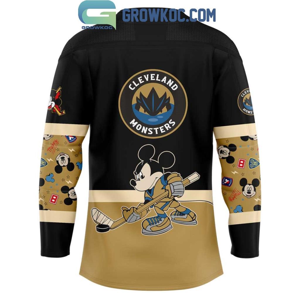 Cleveland Monsters Mickey And Friends Hockey Jersey - Image 3