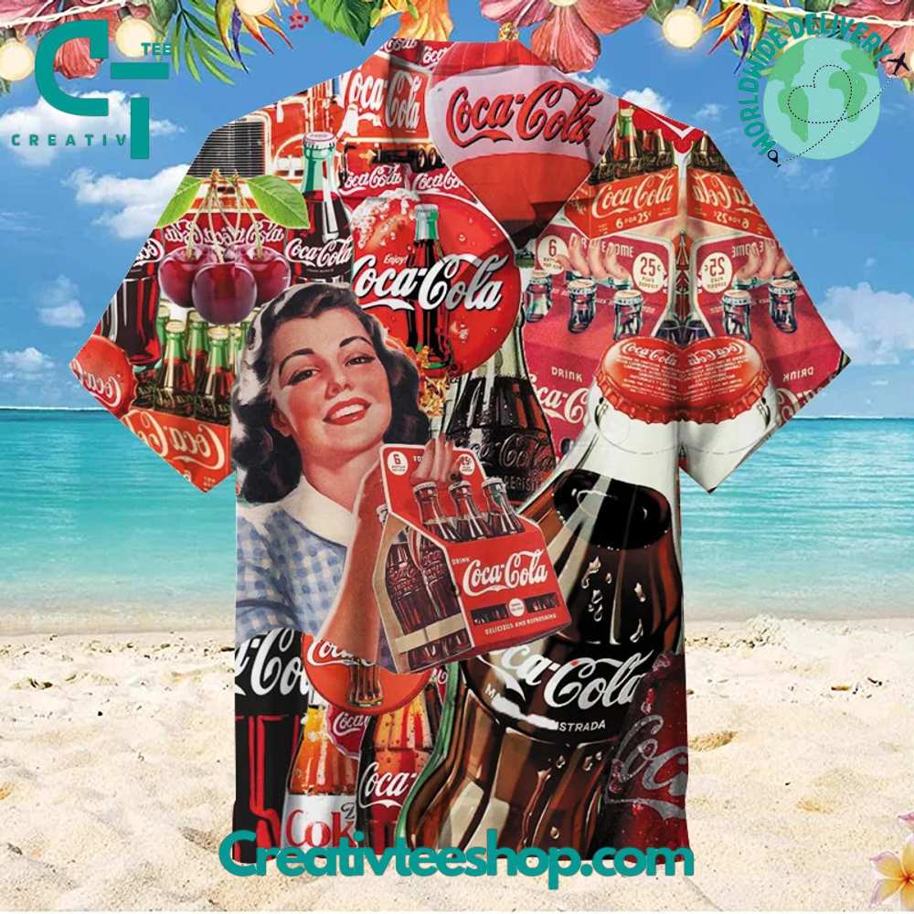 Coca Cola Vintage Hawaiian Shirt