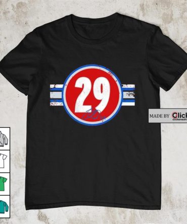 Colorado Avalanche 29 Nathan Mackinnon Signature Retro Shirt