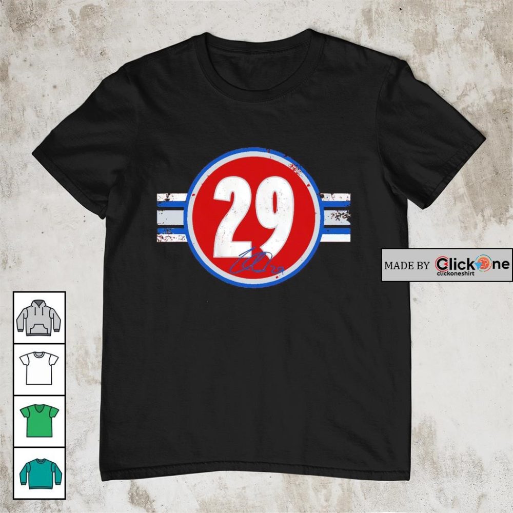 Colorado Avalanche 29 Nathan Mackinnon Signature Retro Shirt