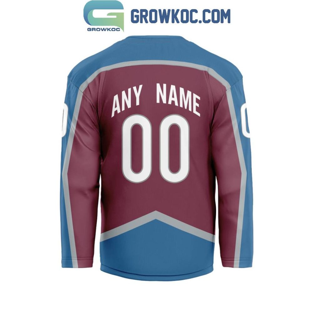 Colorado Avalanche Be The Fighter 2024 Home Personalized Hockey Jersey - Image 2