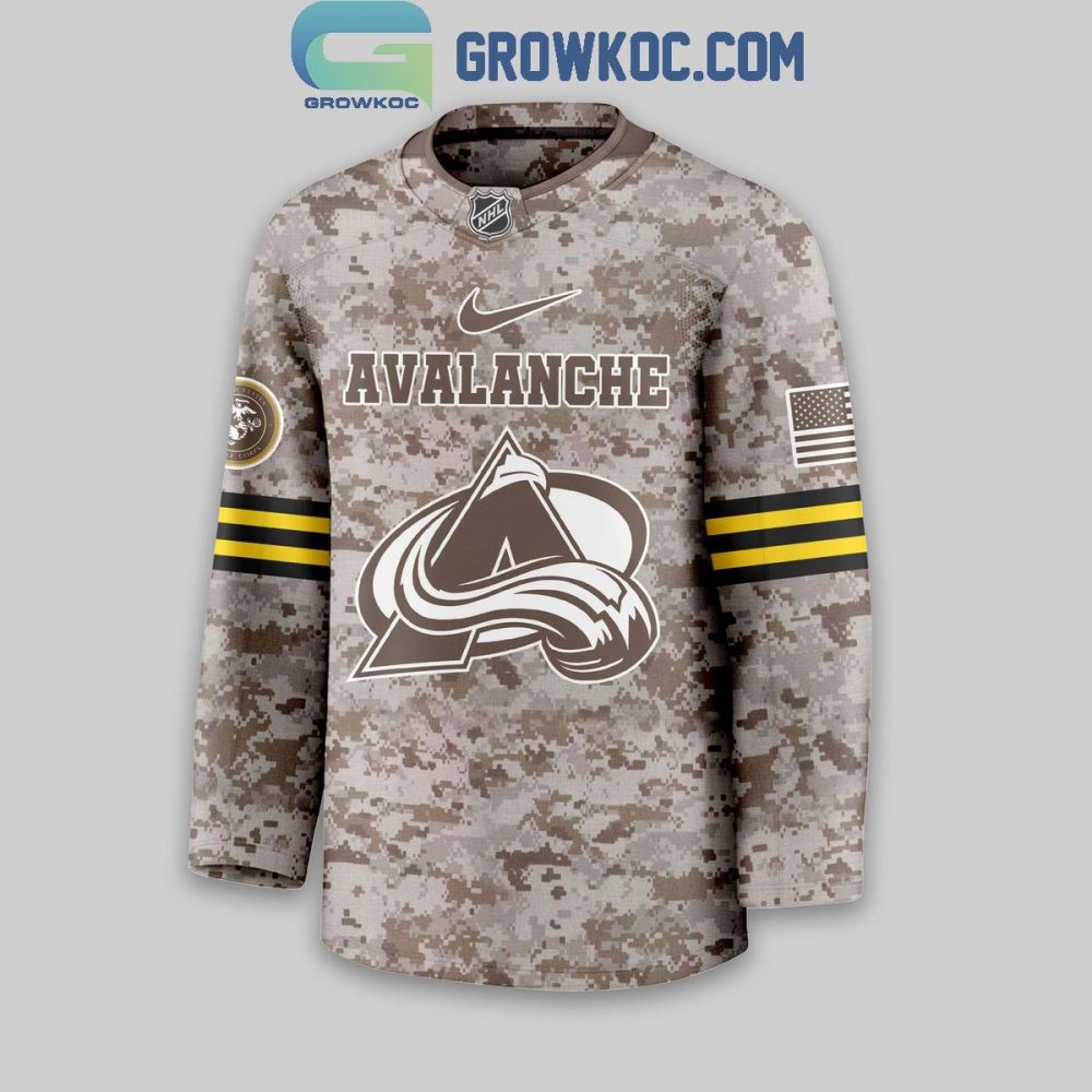 Colorado Avalanche Us Marine Corps Hockey Jersey - Image 2