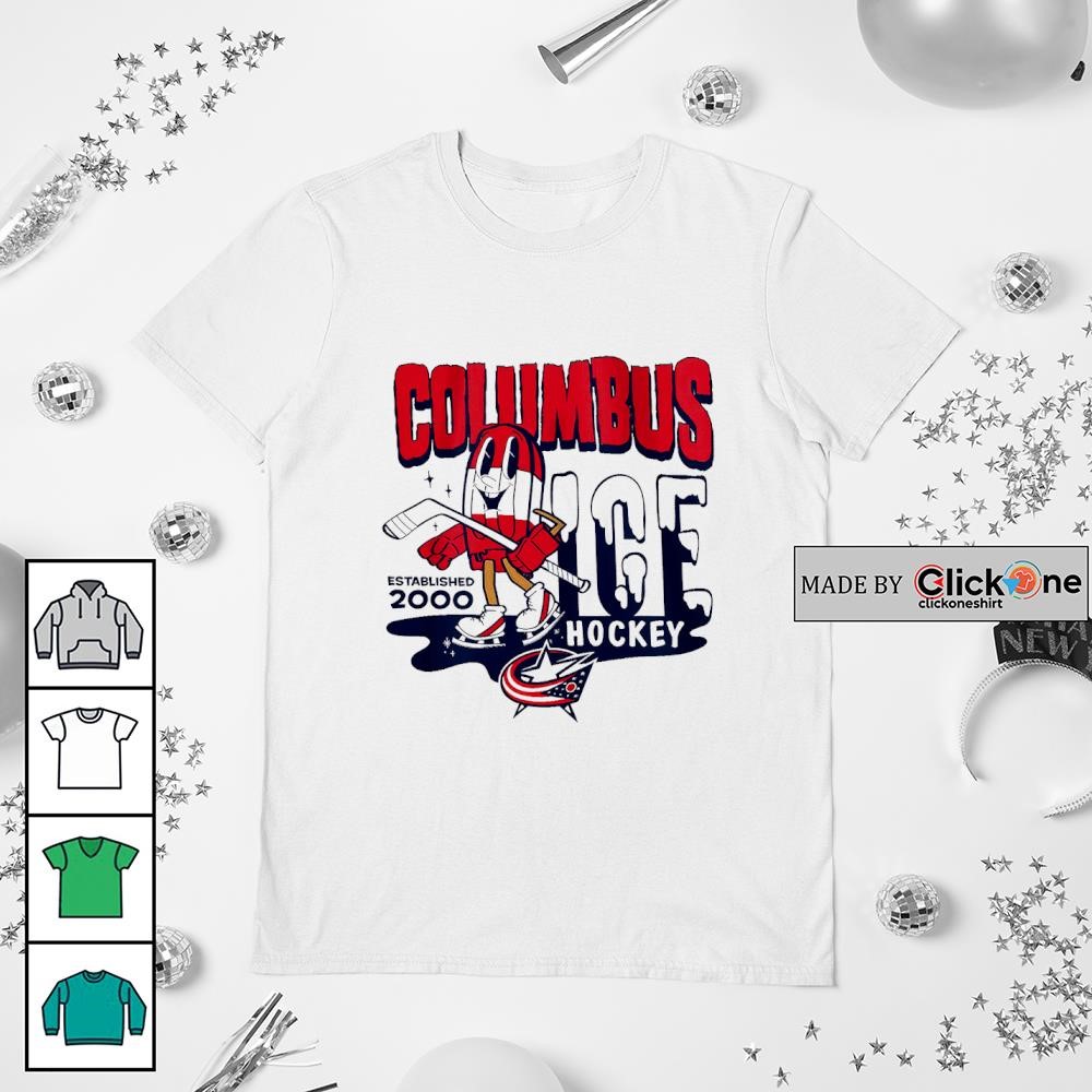 Columbus Blue Jackets Ice Hockey Established 2000 Popsicle Shirt