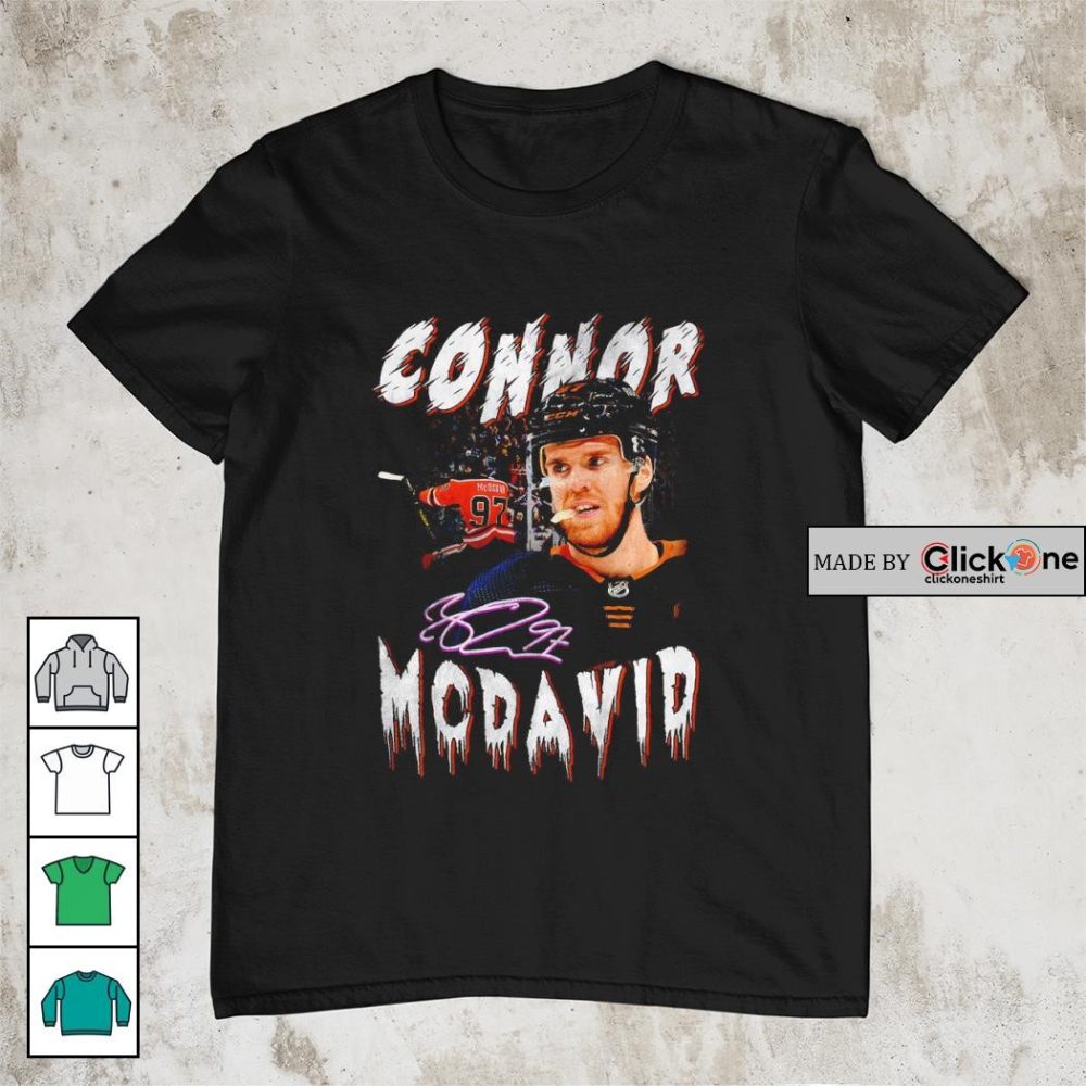 Connor Mcdavid Edmonton Hockey Signature Shirt