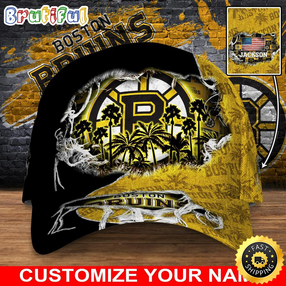Customized Nhl Boston Bruins Baseball Cap New Collection For Sports Fans