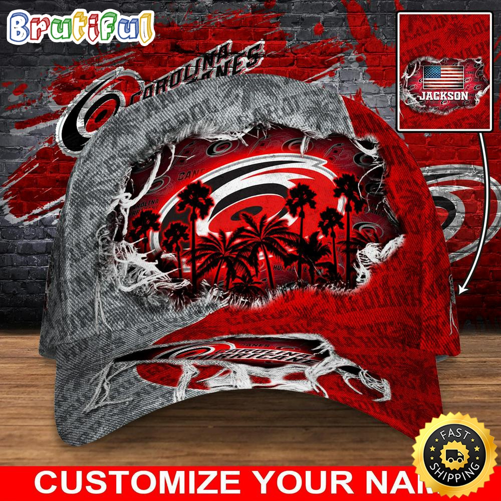 Customized Nhl Carolina Hurricanes Baseball Cap New Collection For Sports Fans