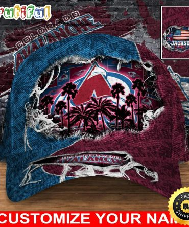 Customized Nhl Colorado Avalanche Baseball Cap New Collection For Sports Fans