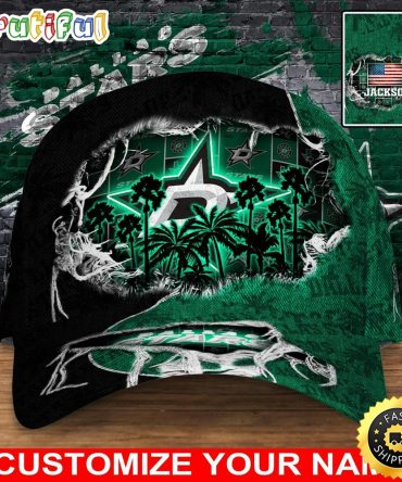 Customized Nhl Dallas Stars Baseball Cap New Collection For Sports Fans