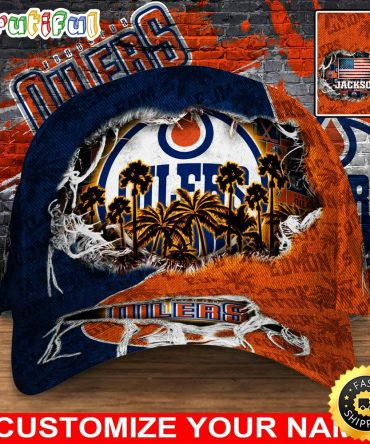 Customized Nhl Edmonton Oilers Baseball Cap New Collection For Sports Fans
