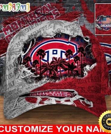 Customized Nhl Montreal Canadiens Baseball Cap New Collection For Sports Fans