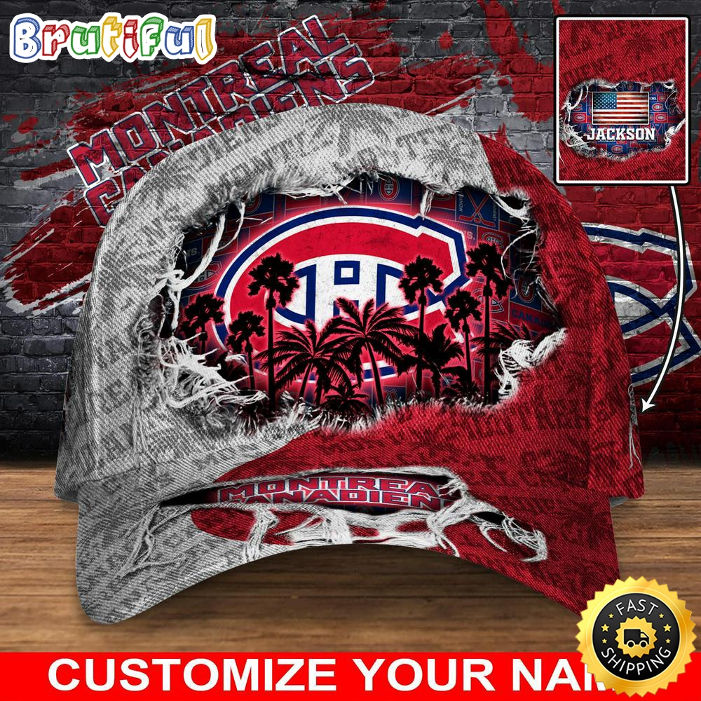 Customized Nhl Montreal Canadiens Baseball Cap New Collection For Sports Fans