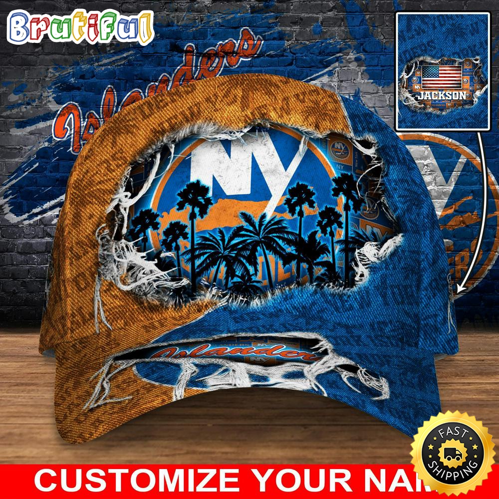 Customized Nhl New York Islanders Baseball Cap New Collection For Sports Fans