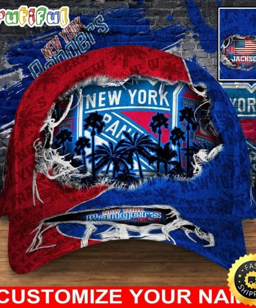 Customized Nhl New York Rangers Baseball Cap New Collection For Sports Fans