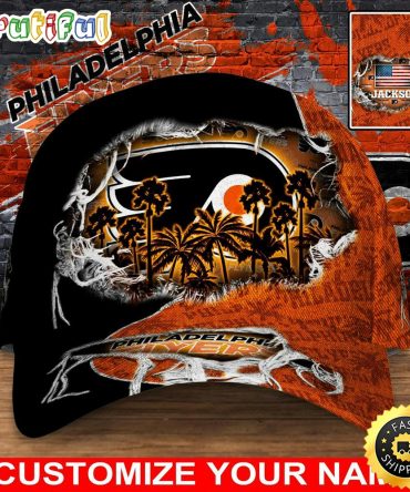 Customized Nhl Philadelphia Flyers Baseball Cap New Collection For Sports Fans
