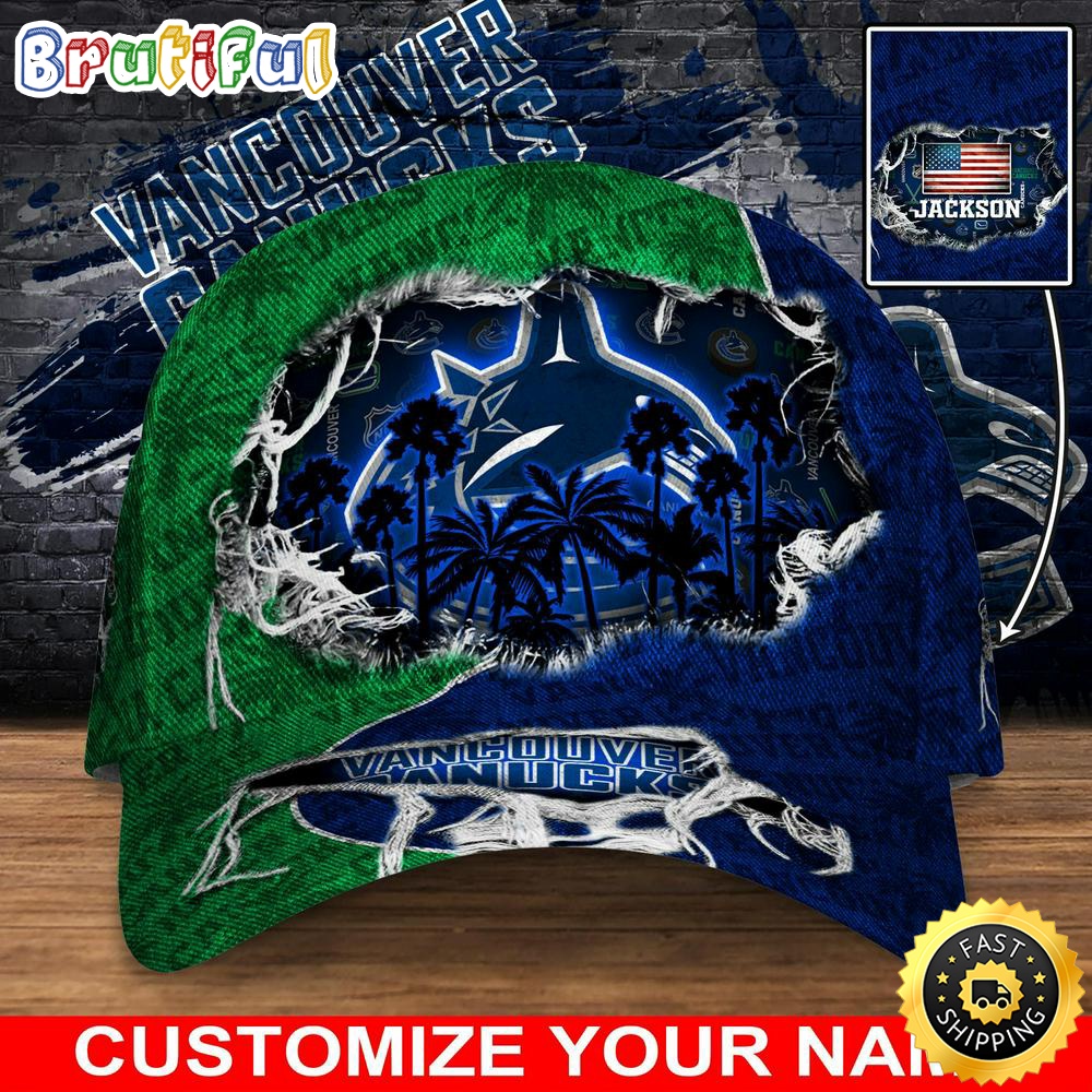 Customized Nhl Vancouver Canucks Baseball Cap New Collection For Sports Fans