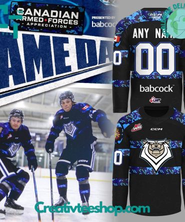 Victoria Royals Tribute Tothe Canadian Armed Forces Hockey Jersey