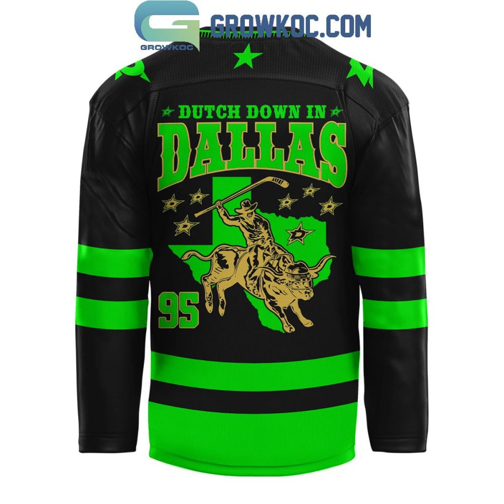 Dallas Stars Dutch Down In Dallas 2024 Personalized Hockey Jersey - Image 3