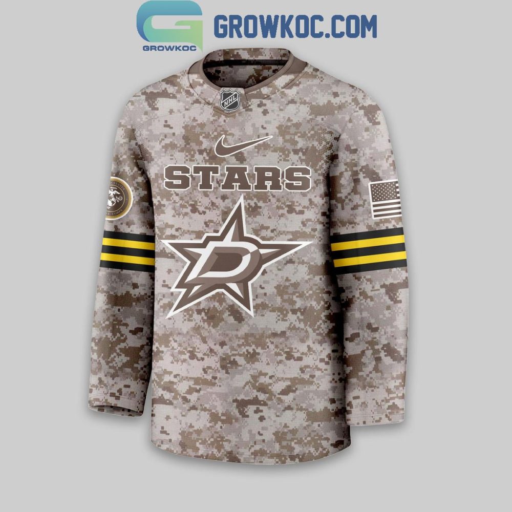Dallas Stars Us Marine Corps Hockey Jersey - Image 2