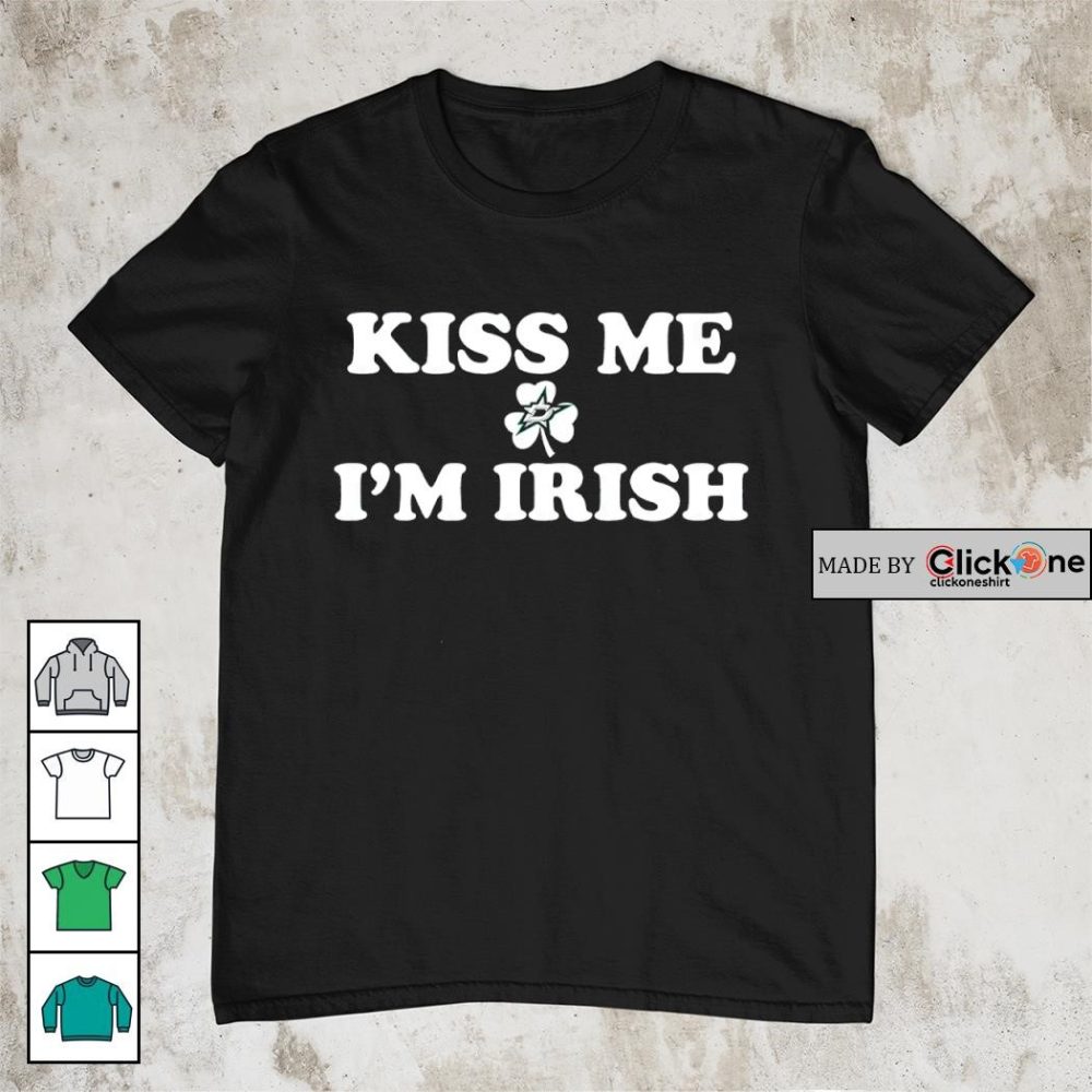 Dallas Stars Kiss Me I'M Irish St Patrick'S Day Shirt