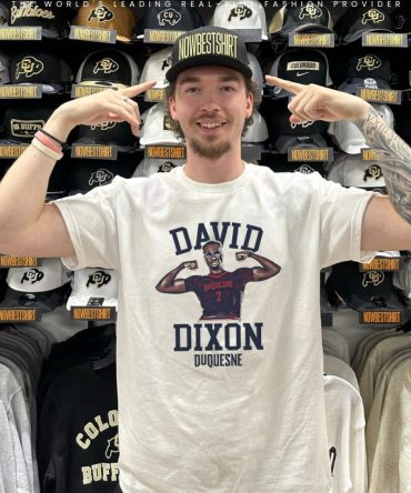 David Dixon 2 Duquesne Dukes Basketball Vintage Shirt