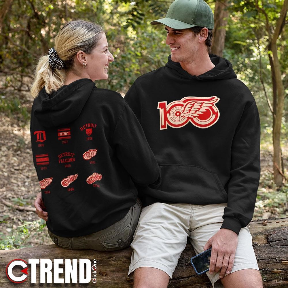 Detroit Red Wings Centennial Shirt - Image 2
