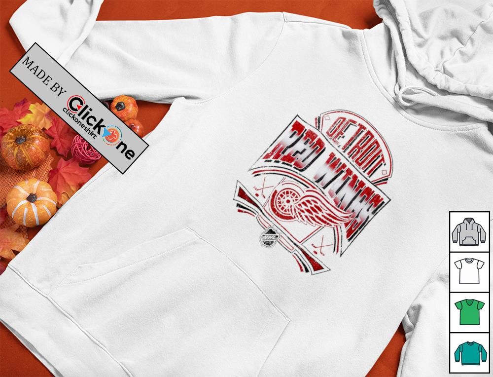 Detroit Red Wings Ice Hockey Team Nhl Retro Shirt - Image 2