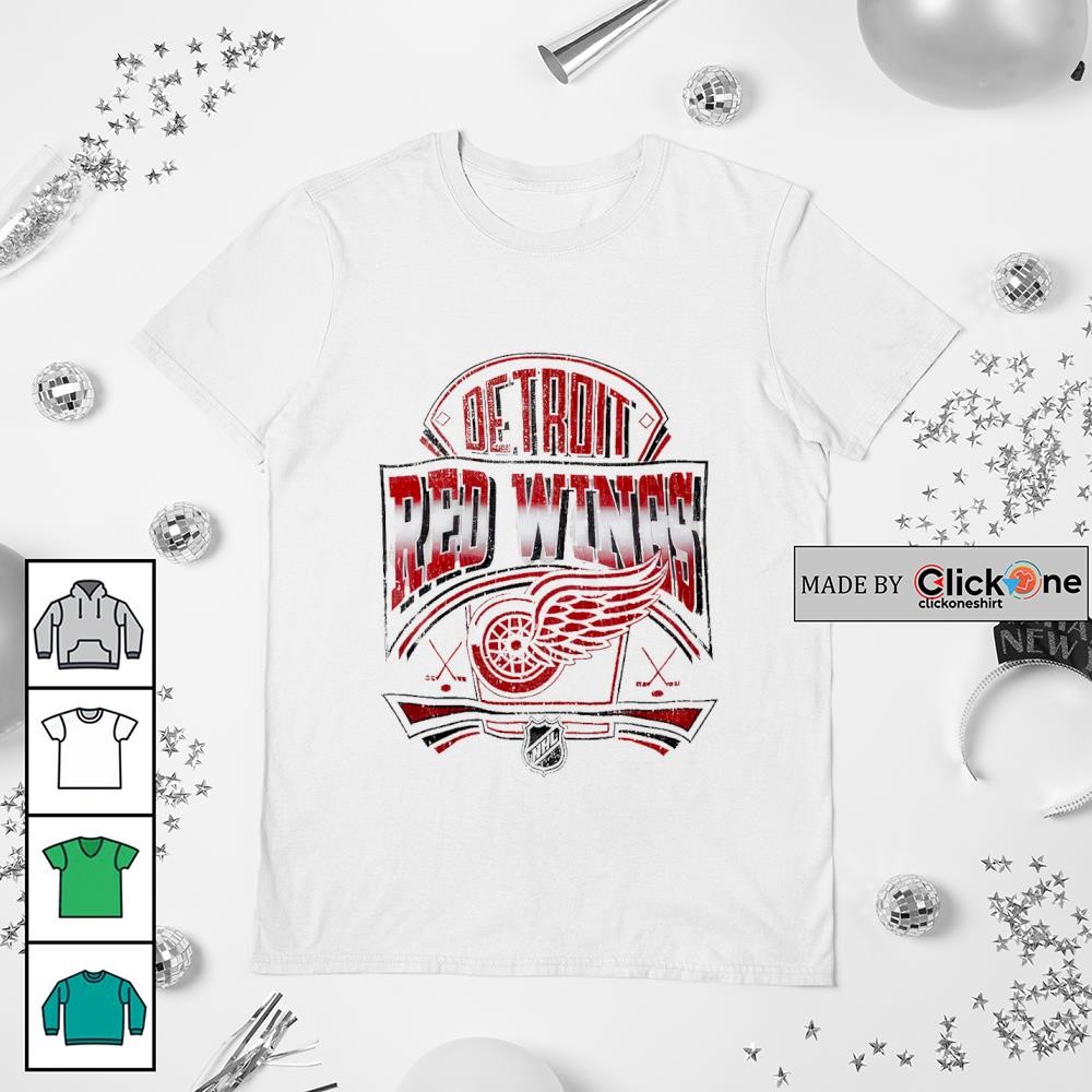 Detroit Red Wings Ice Hockey Team Nhl Retro Shirt