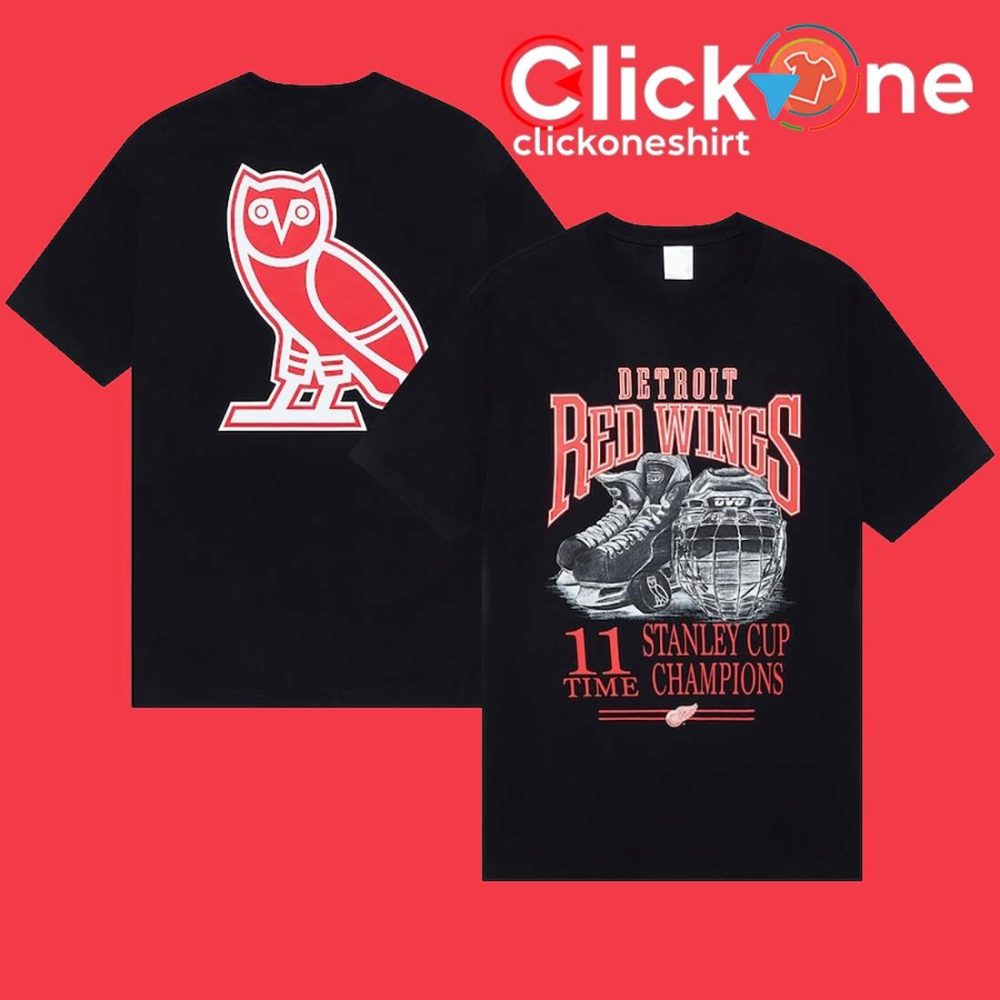 Detroit Red Wings Ovo X Nhl Graphic Shirt