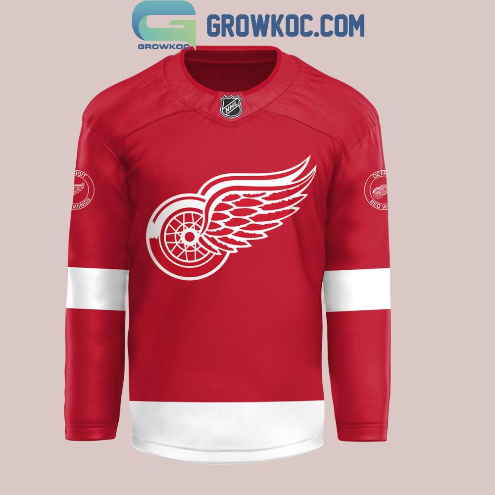 Detroit Red Wings With Hello Kitty 2024 Hockey Jersey - Image 2