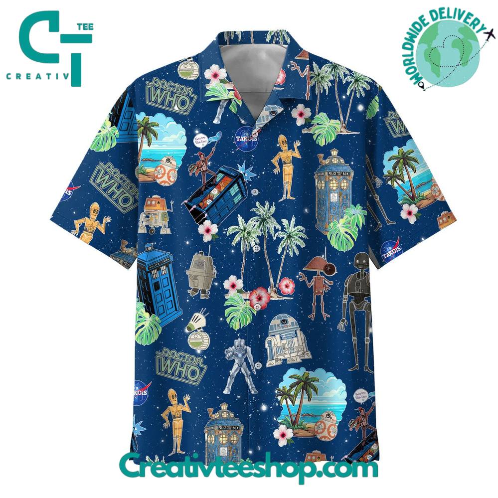 Doctor Who Summer Hawaiian Shirt - Image 2