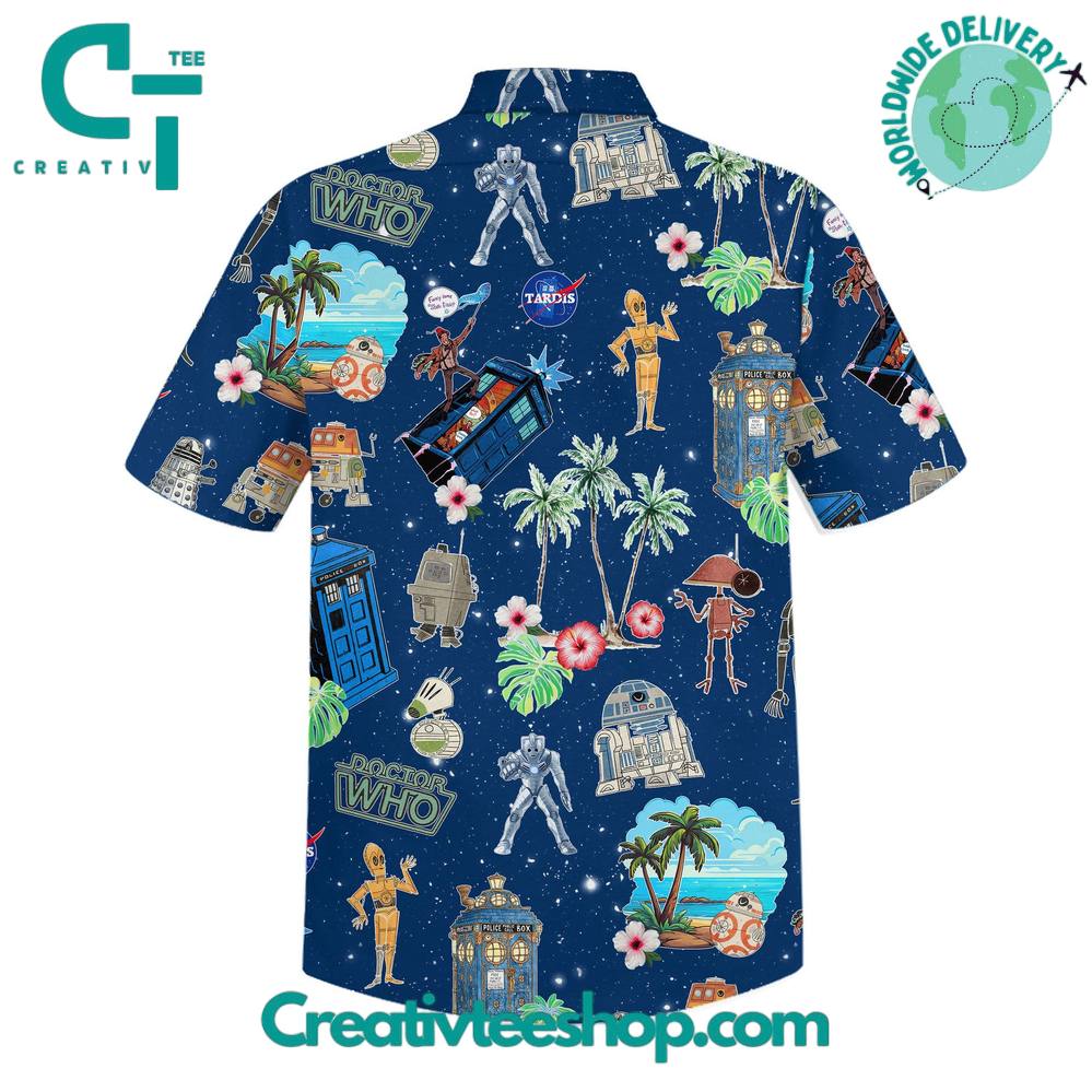 Doctor Who Summer Hawaiian Shirt - Image 3