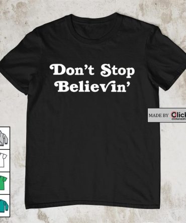 Don'T Stop Believin' Detroit Red Wings Shirt