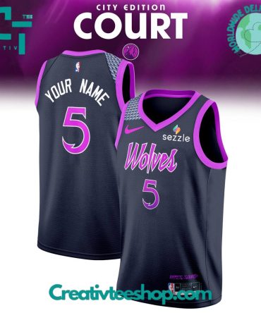 Minnesota Timberwolves 2025 City Edition Court Basketball Jersey