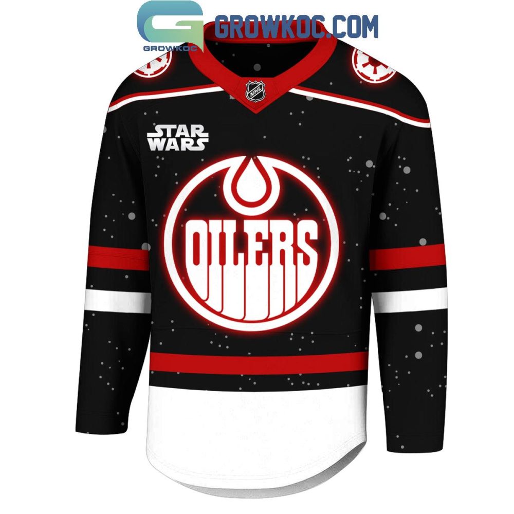 Edmonton Oilers X Star Wars Darth Vader Hockey Jersey - Image 2