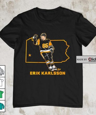 Erik Karlsson 65 Pittsburgh Penguins State Star Shirt