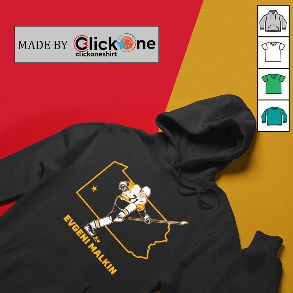 Evgeni Malkin 71 Pittsburgh Penguins State Star Shirt - Image 2
