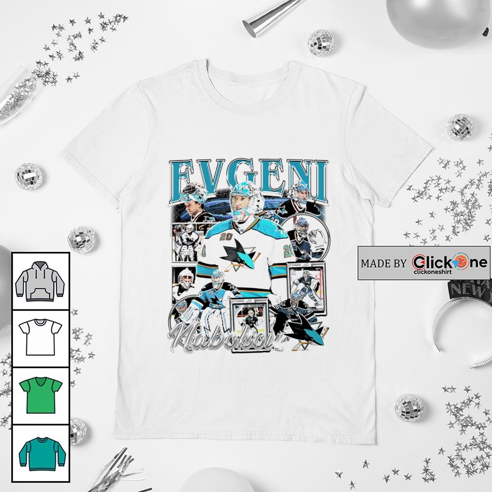 Evgeni Nabokov San Jose Sharks All Time Graphic Shirt