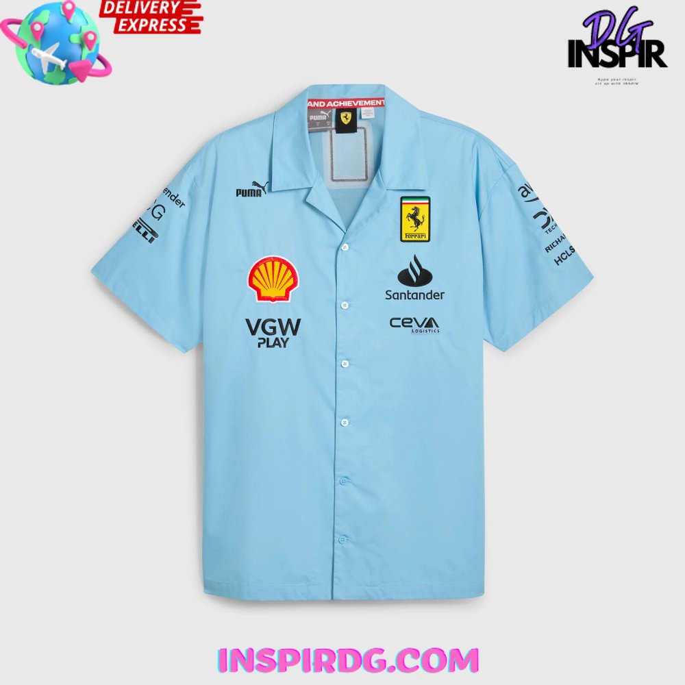 Scuderia Ferrari Team Miami Team Set Shirt Cap Short - Image 2