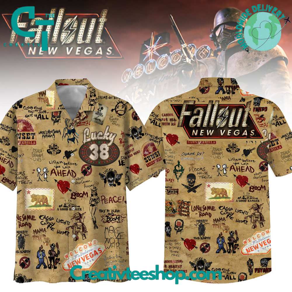 Fallout New Vegas Hawaiian Shirt