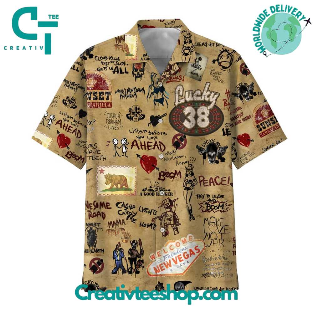 Fallout New Vegas Hawaiian Shirt - Image 2