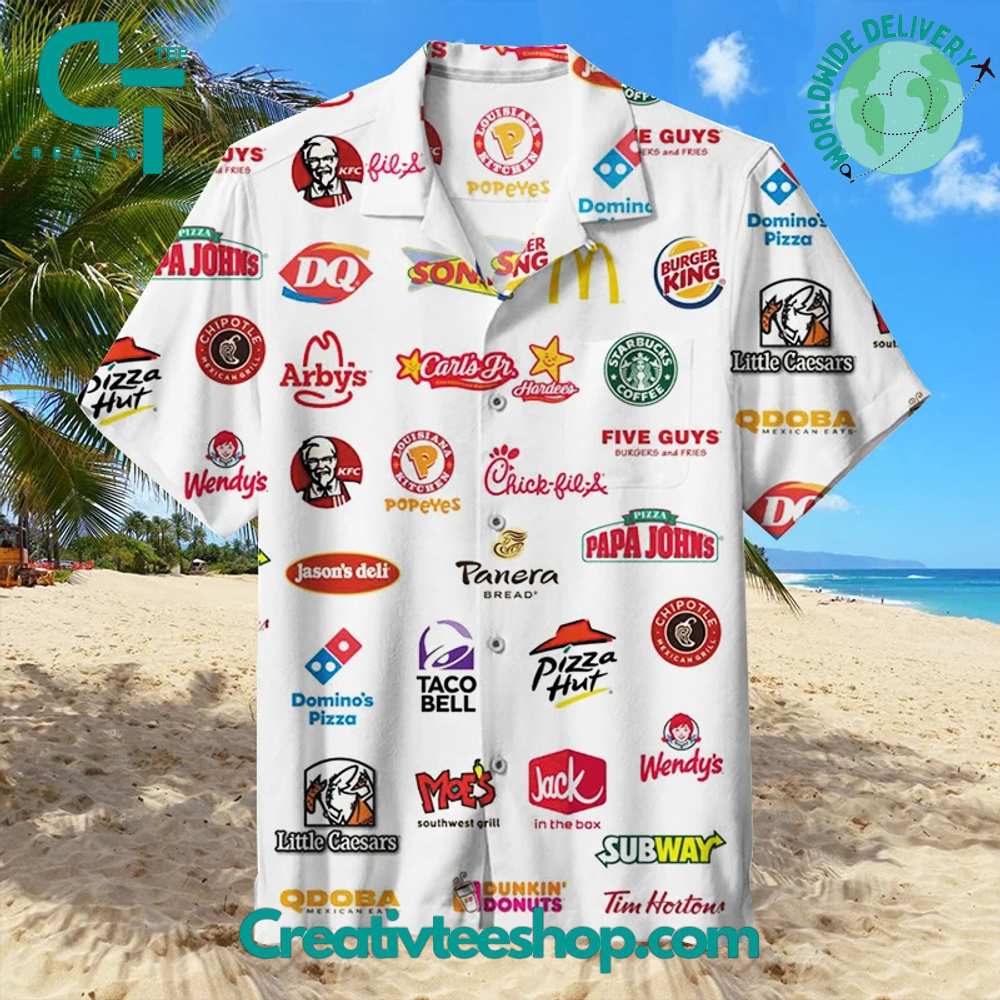 Fast Food Brand Hawaiian Shirt