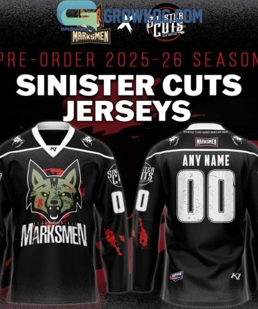 Fayetteville Marksmen Sinister Cuts 2025 Hockey Jersey