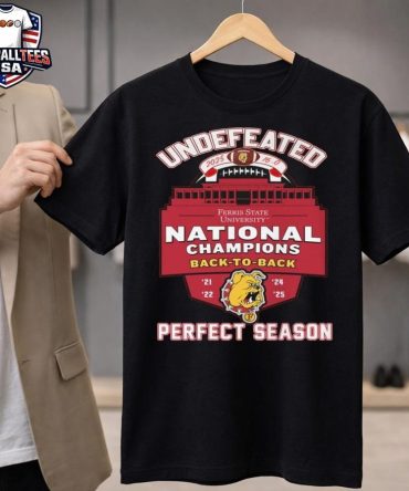 Ferris State Bulldogs National Champions 2025 Back-To-Back Perfect Unisex Shirt