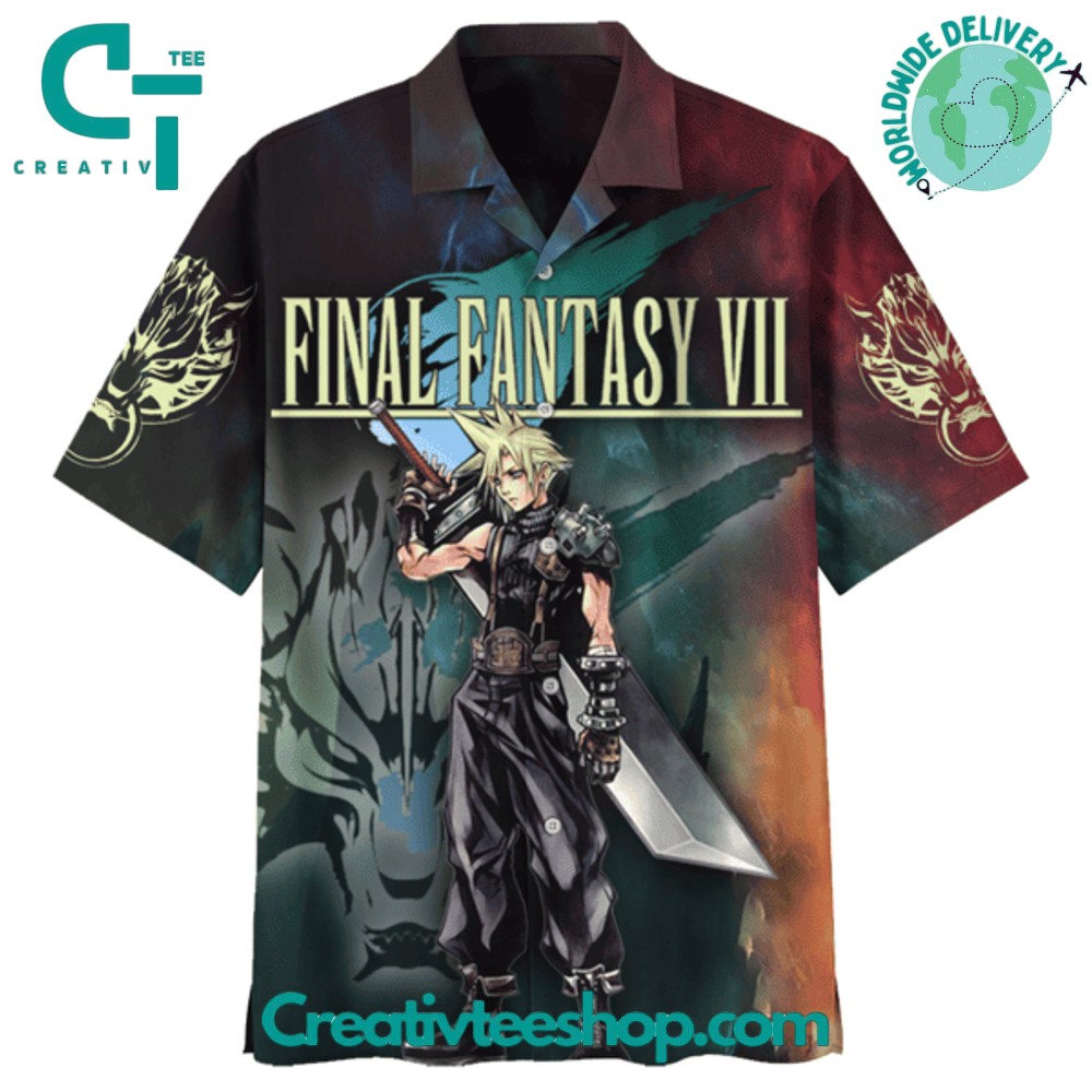 Final Fantasy Vii Hawaiian Shirt - Image 2